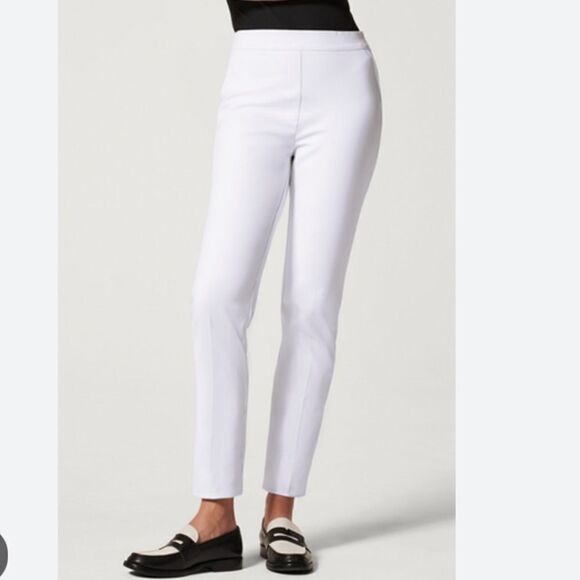 COPY - NWT Spanx Slim Straight leg Pants White Sz S - Picture 1 of 6